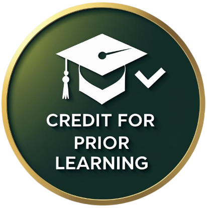 Circle with graduation cap and checkmark